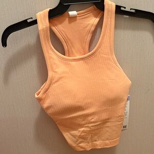 Lululemon Peach Ribbed Tank Top